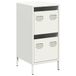 vidaXL Dressoir, wit, 35x39x73,5 cm, koudgewalst staal