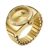 Ice-Watch Chouchou Gold Gouden ringhorloge voor dames met verstelbare roestvrijstalen armband - 025516 (15 mm)