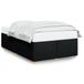 vidaXL Bedframe Zwart 120x200 cm Stof