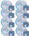 Filtre de fontaine pour chat, 4,13 pouces, hautes performances de nettoyage, matériaux écologiques, convient pour les filtres de fontaine pour animaux de compagnie WF040, 8 pièces