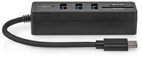 Nedis USB-Hub | CCGB64250BK01 | Zwart - Black
