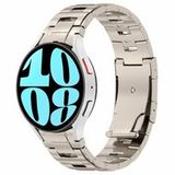 Samsung Titanium band met aansluitknop - Titanium kleur - Galaxy Watch 5 (Pro) - 40mm / 44mm / 45mm