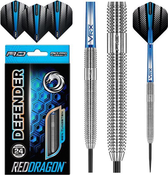 Red Dragon Defender Steeltip Dartpijlen - 24 gram