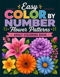 Easy Color By Number Flower Patterns