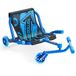 VEVOR Trottinette à Pédales, Capacité de Charge 60 kg, Trottinette Wiggle de Dérive, Mouvement de Pieds en Zigzag, Convient aux Surfaces Dures Intérieur Extérieur, pour Enfants 4 Ans et Plus, Bleu