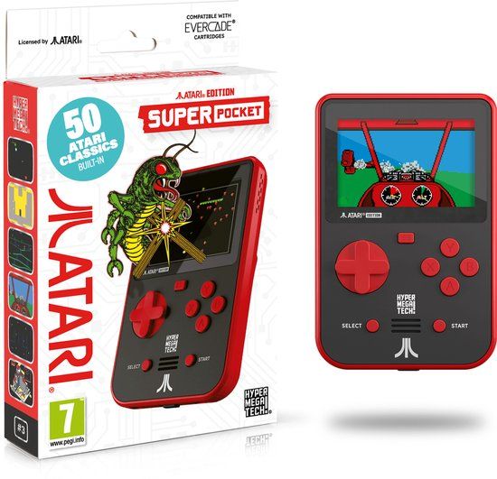 HyperMegaTech! Atari - Super Pocket gaming handheld