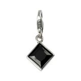Carlo Biagi Dameshanger diamant 925 zilver CSCZP02B, Sterling zilver