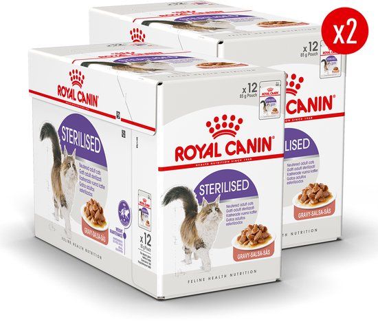 Royal Canin Sterilised in Gravy - 24 x 85 g