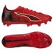 PUMA Ultra 6 Match Fg/ag Christian Pulisic - Rouge rapide/noir/orchidée de feu, taille 46½