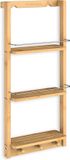 Casaria Bamboe Doucherek - Badkamerkast - Stellingkast - 70x28,5x10cm