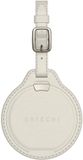 Satechi FindAll Vegan-lederen Baggage Tag met FindMy – Geïntegreerde Apple Find My Technologie – Ontvang Meldingen bij Achterlaten Bezittingen – Draadloos Opladen voor Langdurige Prestaties - Beige