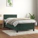 Maison Exclusive - Sommier à lattes de lit avec matelas vert foncé 90x190 cm