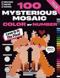 100 Mysterious Mosaic Color by Number – Love is in the Pixel: A Relaxing Mysterious Coloring Quest for Teens and Adults with Simple Colors, Large Grids, and 10 Valentine-Themed Stories