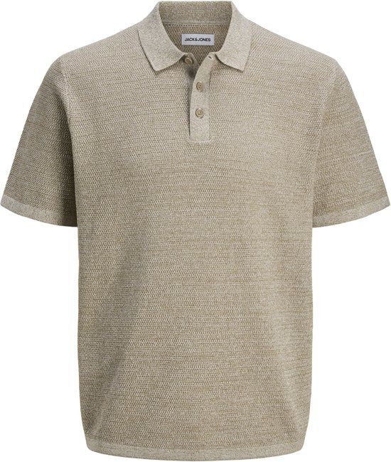 JACK & JONES JJEGEORGE KNIT POLO SS SN Heren Poloshirt Koriander Maat S