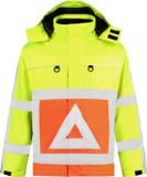 Merkloos Verkeersregelaar Parka Jas RWS Oxford Geel 7XL