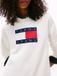 Tommy Jeans Sweater Dames Katoen XS Ecru Herfst/Winter 2026