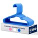 SereneLife Kinderhangers – 60-delige Set Kunststof Hangers voor Baby-, Peuter- & Newborn- Antislip & Ruimtebesparend - Blauw