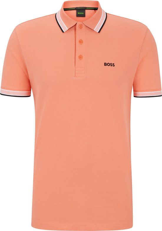 BOSS Green Paddy Polo - Oranje - Maat XL - Mannen