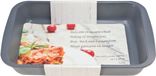 Merkloos / Sans marque Pyrex 1x Grijze rechthoekige glazen ovenschaal 1,8 liter 29,5 x 18 x 5 cm - Ovenschotel schalen - Bakvorm - Ovenschalen