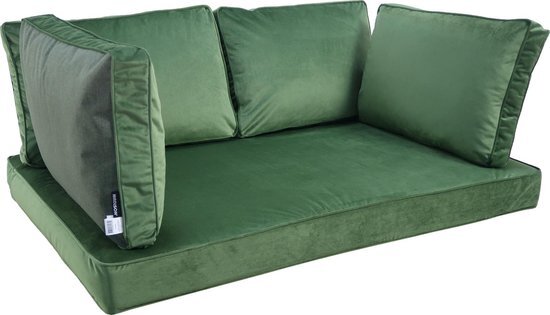Madison Palletkussen Velvet Groen 5-delige kussenset - 120cm x 80cm