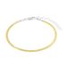Amor Charmarmband 925 Sterling Silber Damen Armschmuck, 19 cm, Silber, Gold, Kommt in Schmuck Geschenk Box