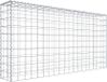 Gabionen-Anbau Typ 3 200 cm x 100 cm x 30 cm