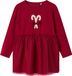 NAME IT NMFRIJUL LS DRESS BOX Jurk Meisjes Maat 122 Rood Lange Mouw Katoen