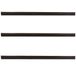 KOTARBAU® 3 stuks Joint de brosse pour porte, 100 cm, Marron, Automatique, Bande d'étanchéité anti-courant d'air en PVC avec brosse, auto-adhésif, anti-insectes, Convient pour porte intérieure, Montage facile