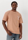 The GoodPeople T-Shirt Heren Troy, Maat: L, Kleur: Zand