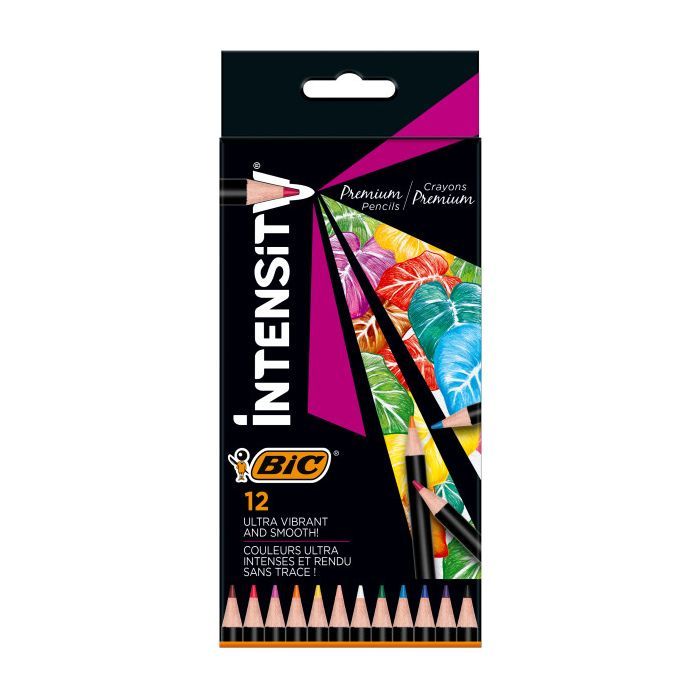 BIC Intensity Premium - 12 Kleurpotloden - Unisex