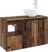 vidaXL Badkamermeubel Set 2 st Oud hout Bewerkt hout