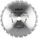wolfcraft Cirkelzaagblad voor accu-handcirkelzagen, serie lila, Ø 184 mm - 6346000