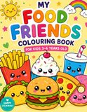 My food friends colouring book