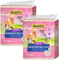 MultiFit strooisel voor kleine huisdieren Plus 2x3 kg
