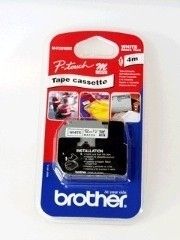 Brother MK231SB Labelling Tape - 12mm - Black on White