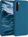 kwmobile telefoonhoesje geschikt voor OnePlus Nord - Hoesje met siliconen coating - Smartphone case in mat petrol