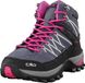 Cmp Wandelschoenen Rigel Mid Dames Suède Grijs/roze Maat 36