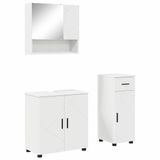 vidaXL Badkamermeubel Set 3-delig Wit 61 x 35 x 64 cm