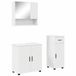 vidaXL Badkamermeubel Set 3-delig Wit 61 x 35 x 64 cm