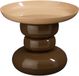 Mica Decorations Zita table d'appoint - Ronde - Brun/Crème - 34 x 41 cm
