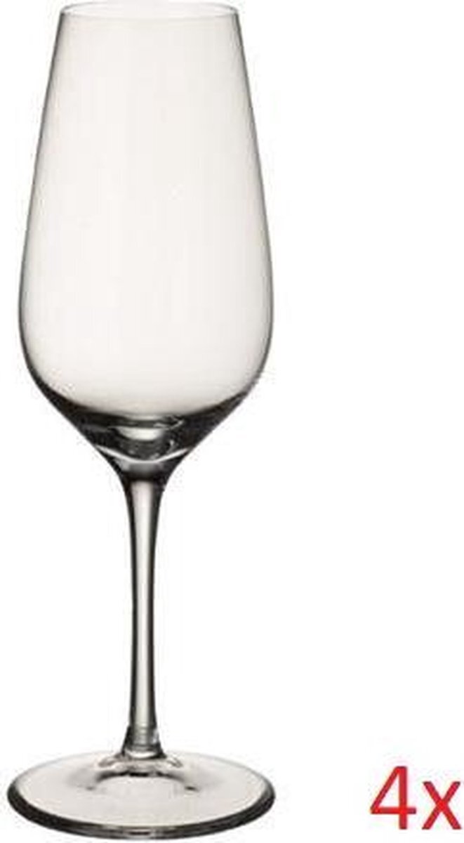 Villeroy & Boch 11-3658-7809 Entrée Champagne Fluit, Kristal, 250 milliliter, Transparant