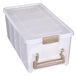 ArtBin Super semi-zadel. | 3 verwijderbare verdelers, 15,2 x 8 x 6,2 inch, veilige sluitingen, draaggreep, helder duurzaam polypropyleen