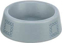 Trixie Keramische voerbak, 0,4 l/Ø 16 cm, grijs/blauw