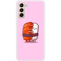 Samsung Bedrukt siliconen hoesje compatibel met Galaxy S21 Plus Sushi hug
