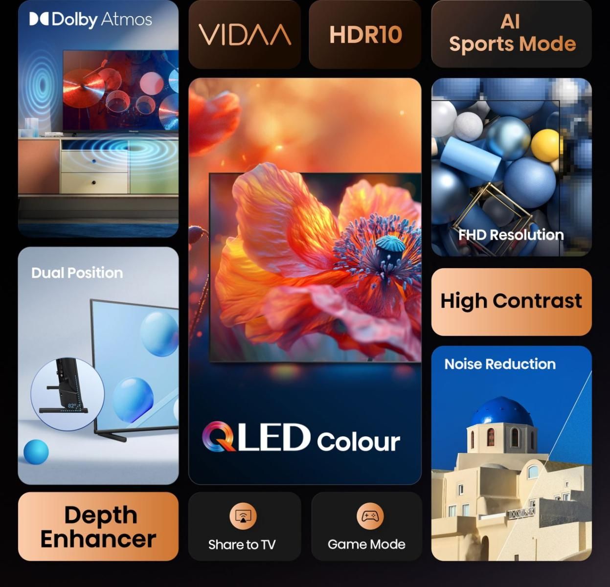 Hisense 32A5Q / QLED screen / 32 inch / 2025
