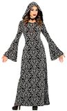 Fiestas Guirca Black Hooded Witch Costume for Women (M)