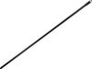 Merkloos / Sans marque Universeel bruikbare Bezemsteel - vloertrekker/dweil steel - metaal/kunststof - zwart - 130 cm - ophang oog