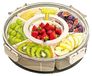 Conteneurs à snacks partagés avec couvercle rotatif