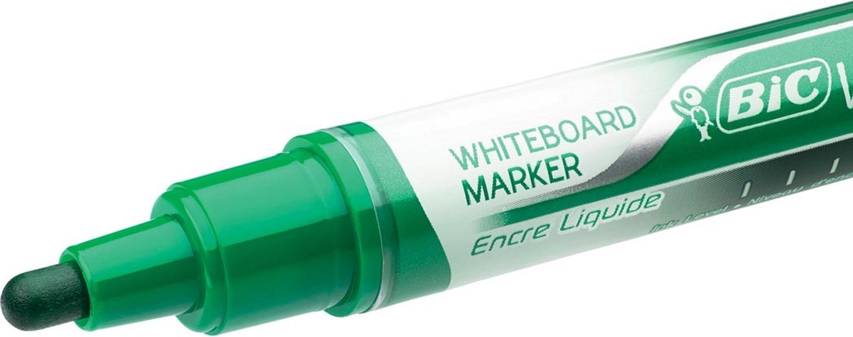 BIC Bic Whiteboardmarker Liquid Ink Tank groen 12 stuks