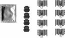 HELLA 8DZ 355 206-761 Accessoireset remblokken voor schijfremmen
